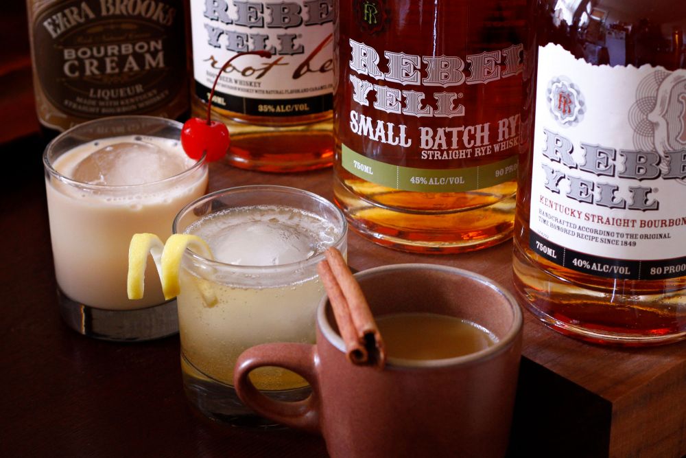 3 Holiday Whiskey Drinks Infused with Rebel Spirit