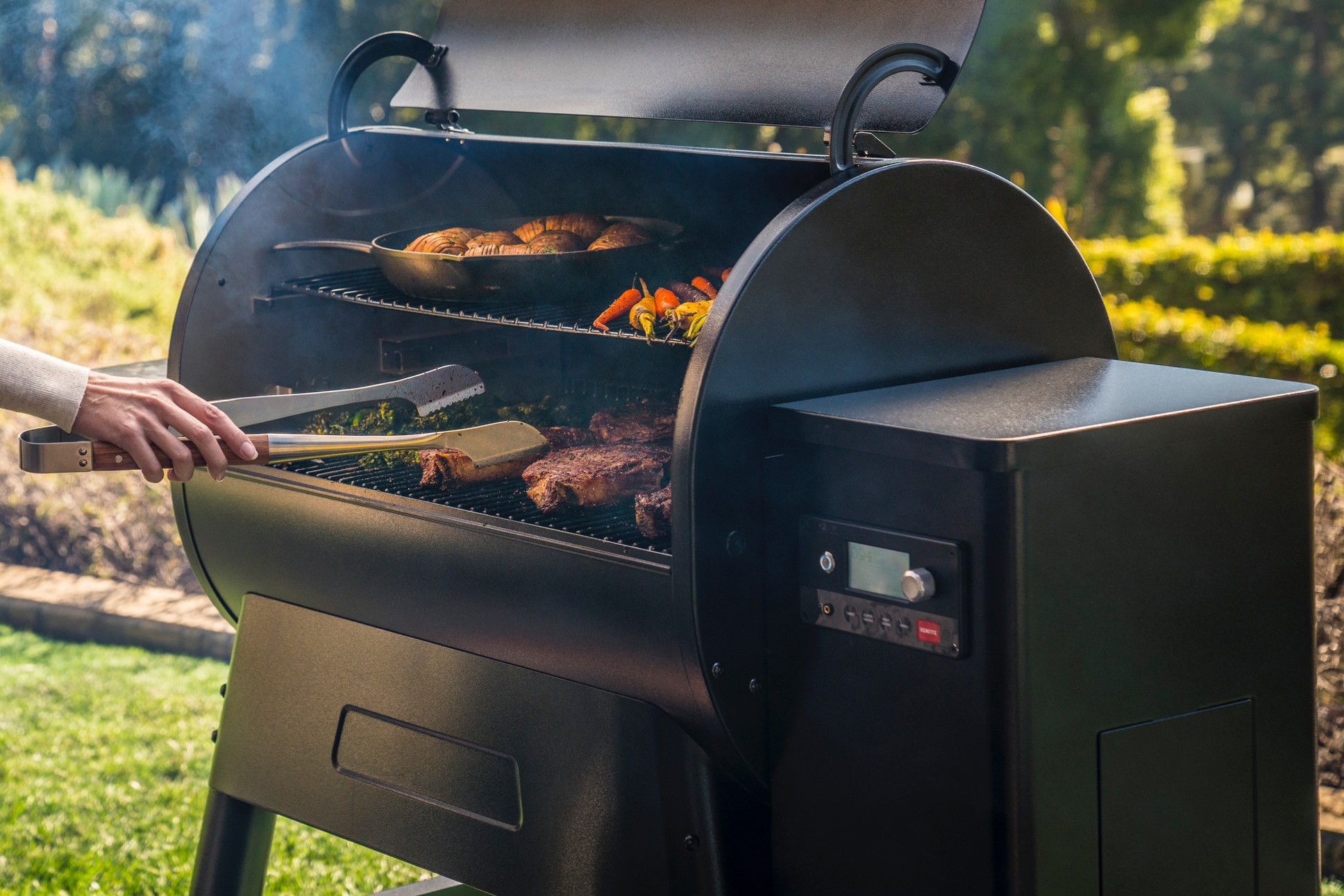 A Rebel's Guide to the 6 Best Meat Smokers - TraegerIronwooD885Grill 3x2